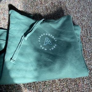 Green Aeropostale hoodie, size xs but can fit small.